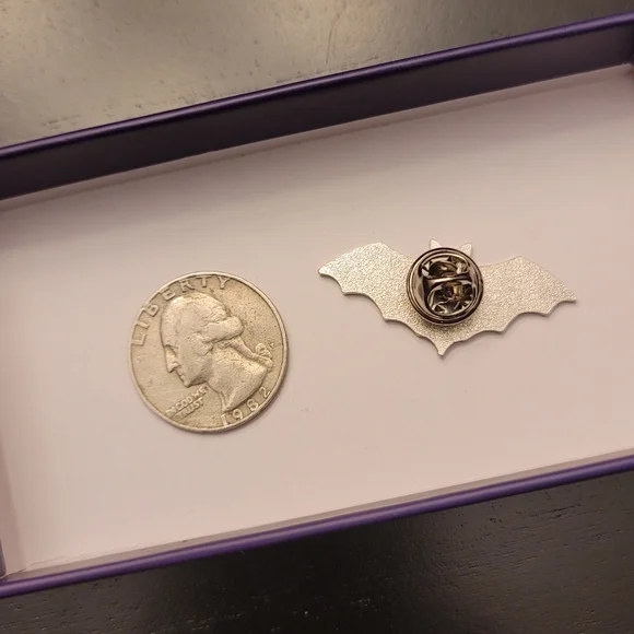 Night Sky Bat Enamel Pin - Picture 2 of 4